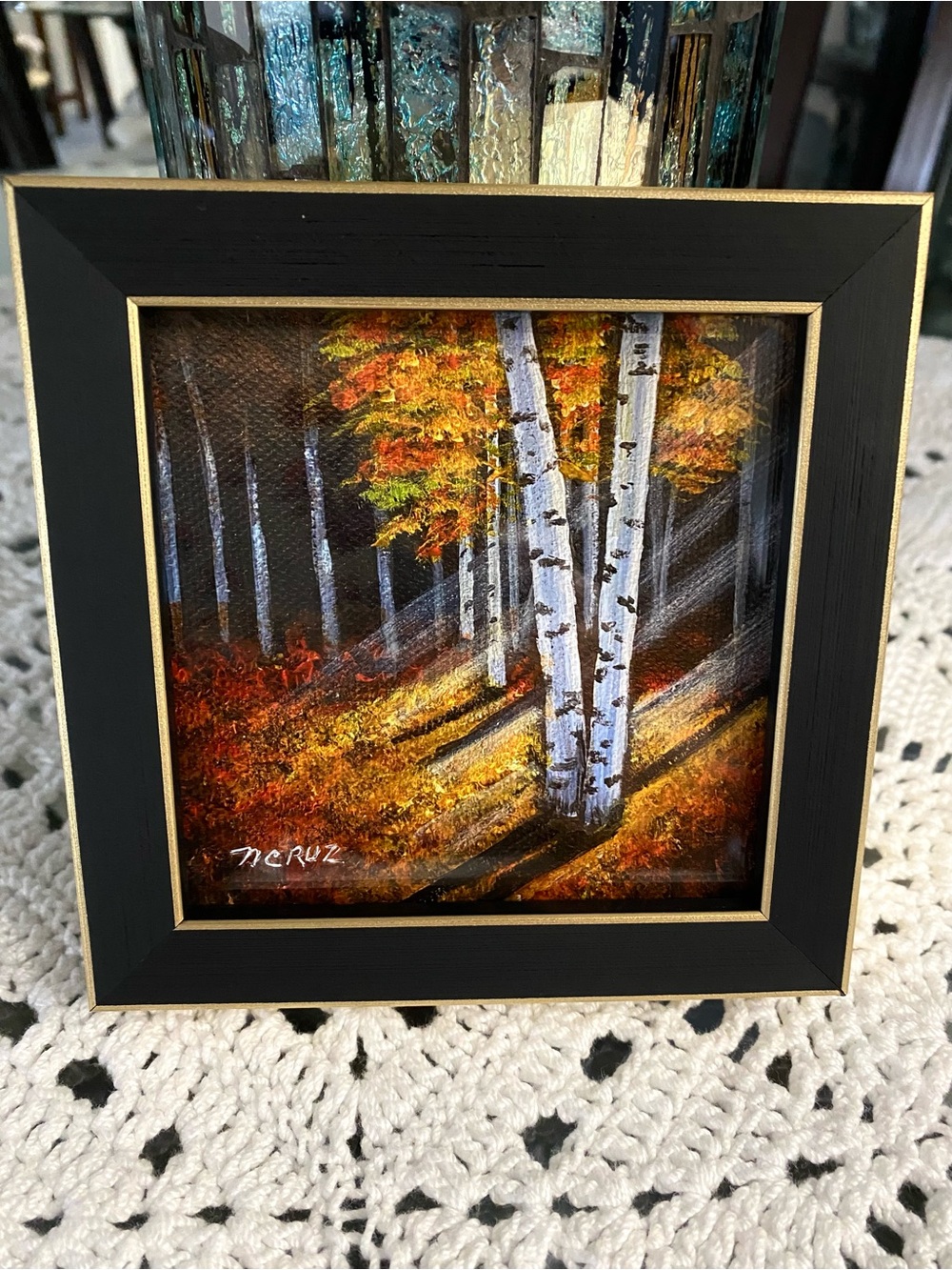 Hand Crafted Art Print -“Birch Trees” - Picture 3 of 3
